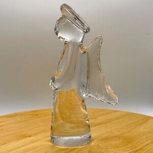Toscany Lead Crystal Clear Glass Vintage Angel